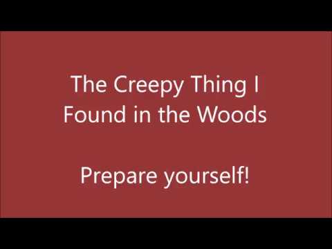 cutting firewood by hand The Creepy Thing I Found in the Woods