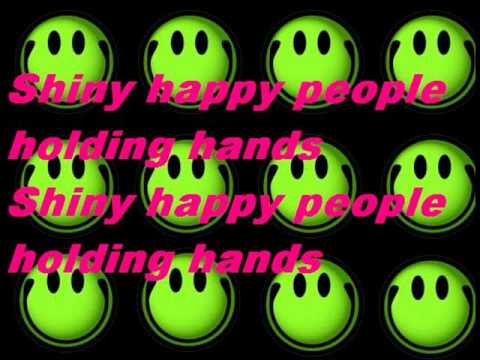 REM & The B52's Shiny Happy People Lyrics.wma