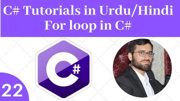 C# Programming in Urdu/Hindi: for loop in C#