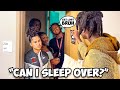 ASKING COLLEGE GIRLS TO SLEEPOVER AT THEIR DORM!