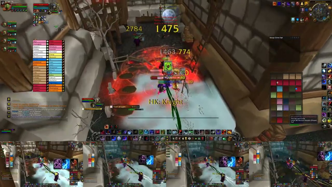 Match (And) & VINCTUS premade got farmed in Isle of Conquest  -  WARMANE
