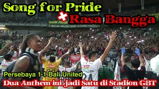 Saat Anthem Song for Pride dan Rasa Bangga menyatu di Stadion Bung Tomo, Persebaya vs Bali United