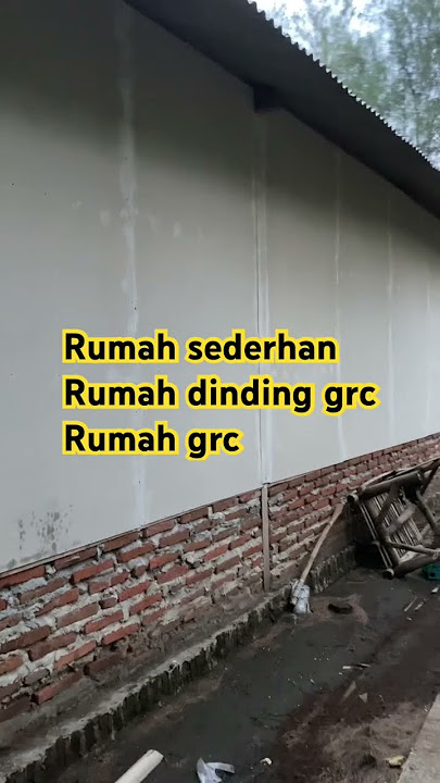 Rumah dinding grc