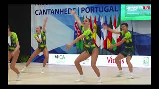 FRANCE (FRA) - JUNIOR GROUP qualifications  Aerobic gymnastic Fig open 2024, CANTANHEDE
