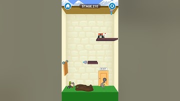 Rescue Cut Game Play Level 210 walkthrough Android and iOS #shorts