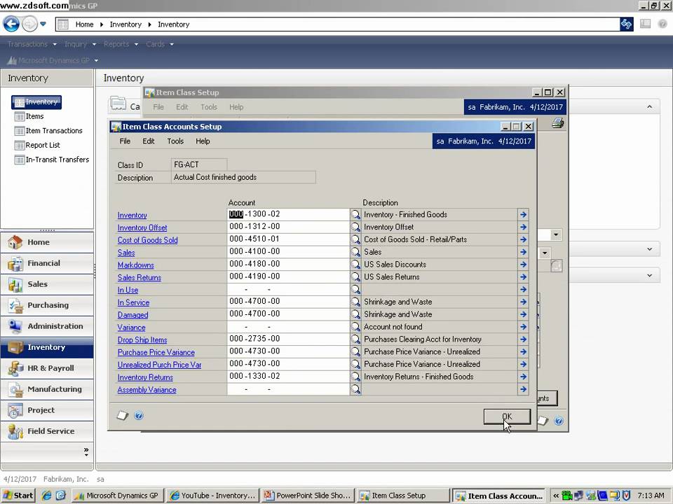 Gp Inventory System Microsoft Dynamics GP Inventory Control - YouTube