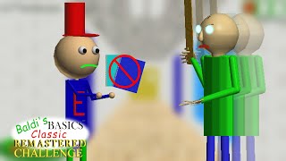 Surviving Baldi's Basics Classic Remastered Endless Mode In 30 minutes Without Collecting Notebooks!