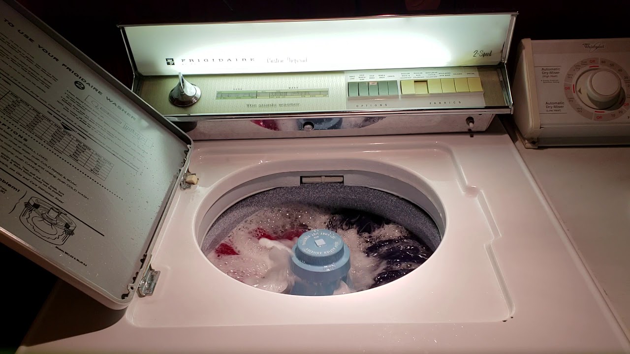 Blanket wash in the 1963 Frigidaire Multimatic YouTube