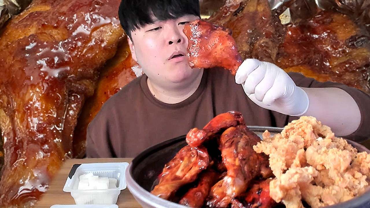 자메이카 통다리 제대로 뜯었습니다