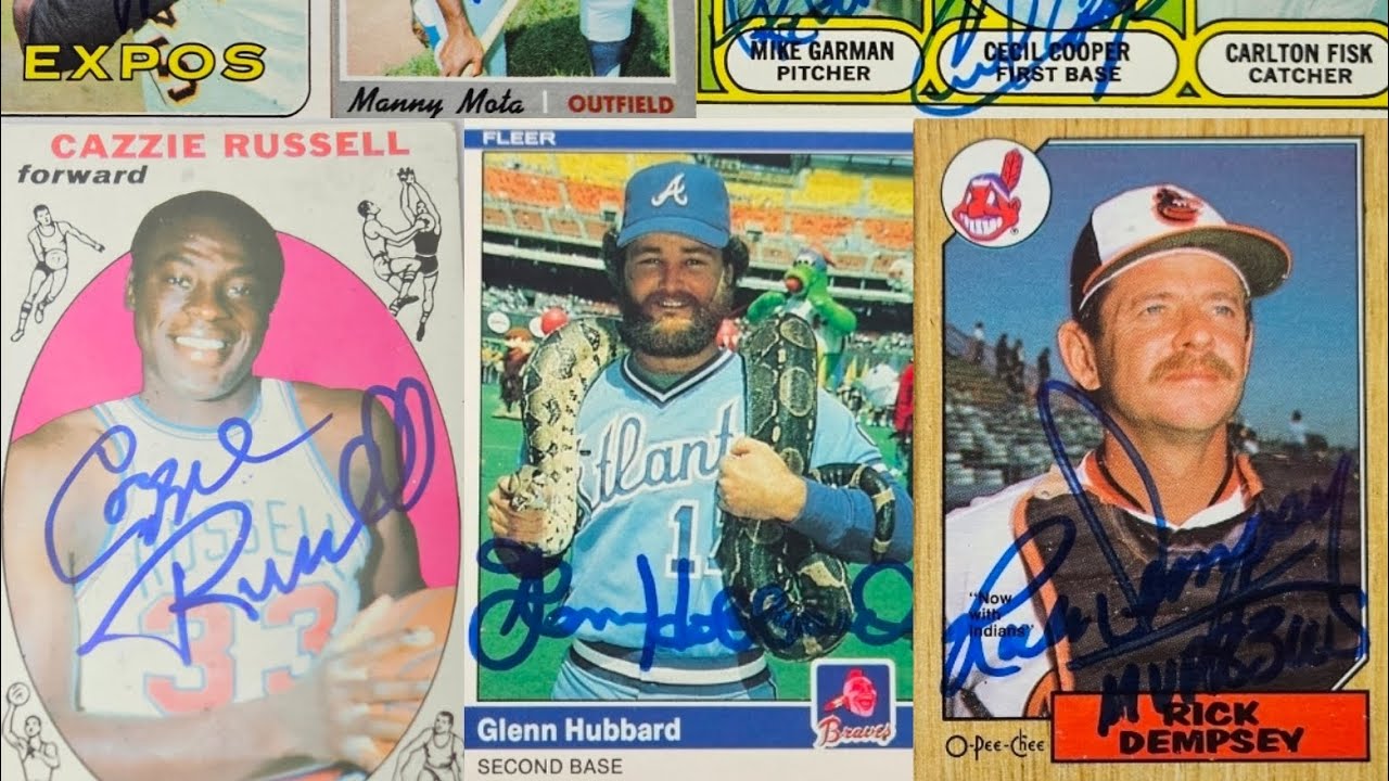 Мой автограф-сессия TTM №119 — 14 возвращений (Кэззи Рассел, Гленн Хаббард, Сесил Купер и другие)