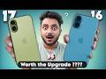 iPhone 16 vs iPhone 17 Full Review: Camera, Battery, Performance 🚀