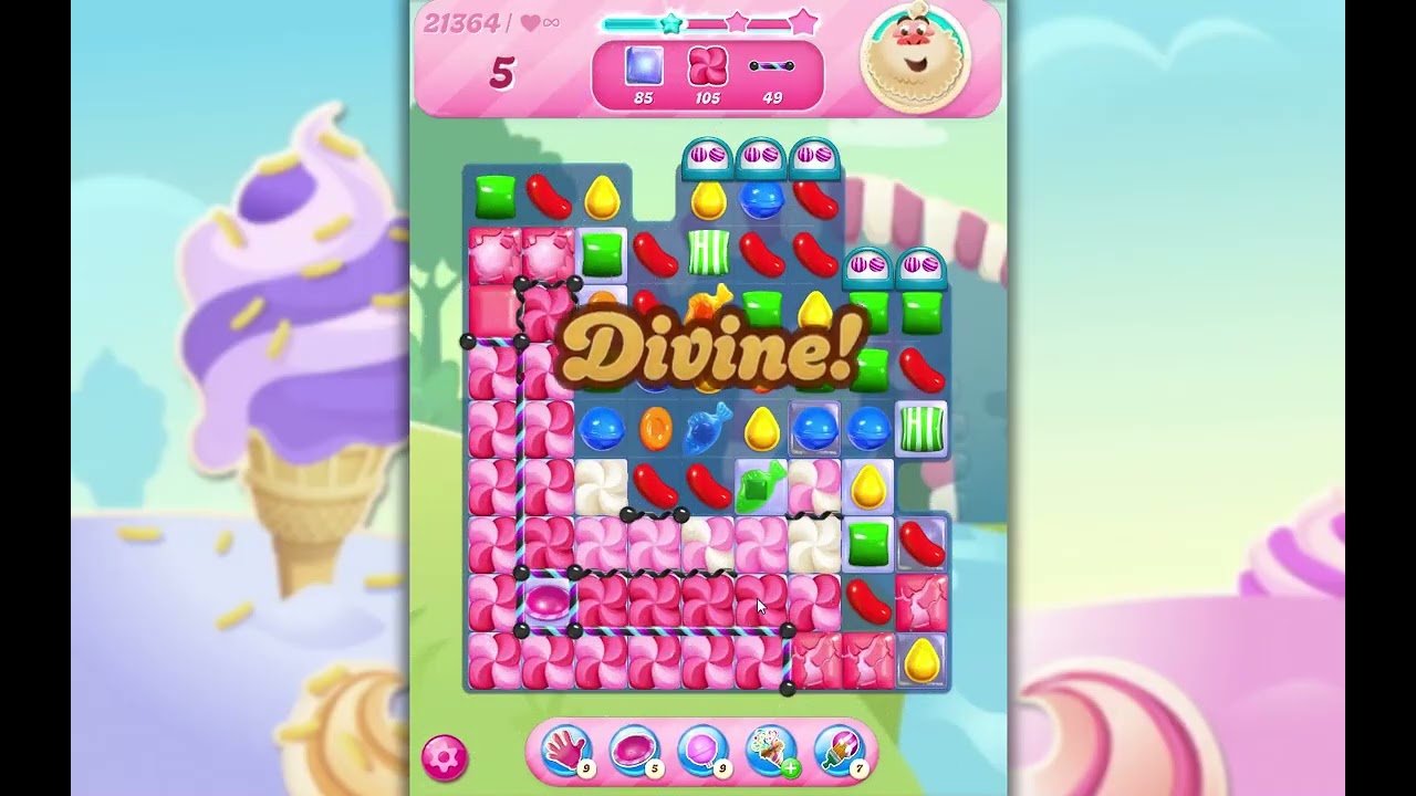 Candy Crush Saga Level 21364 - YouTube