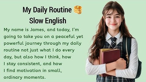 My Daily Routine - Easy Daily English For Beginners//@English5Days @Story_time31 