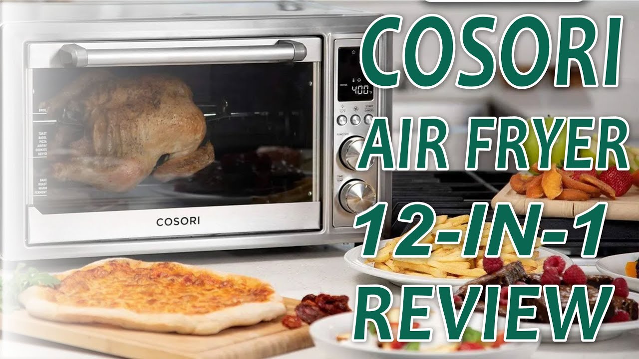 COSORI CO130-AO 12-in-1 Air Fryer Toaster Oven Combo, Countertop Dehydrator  30L