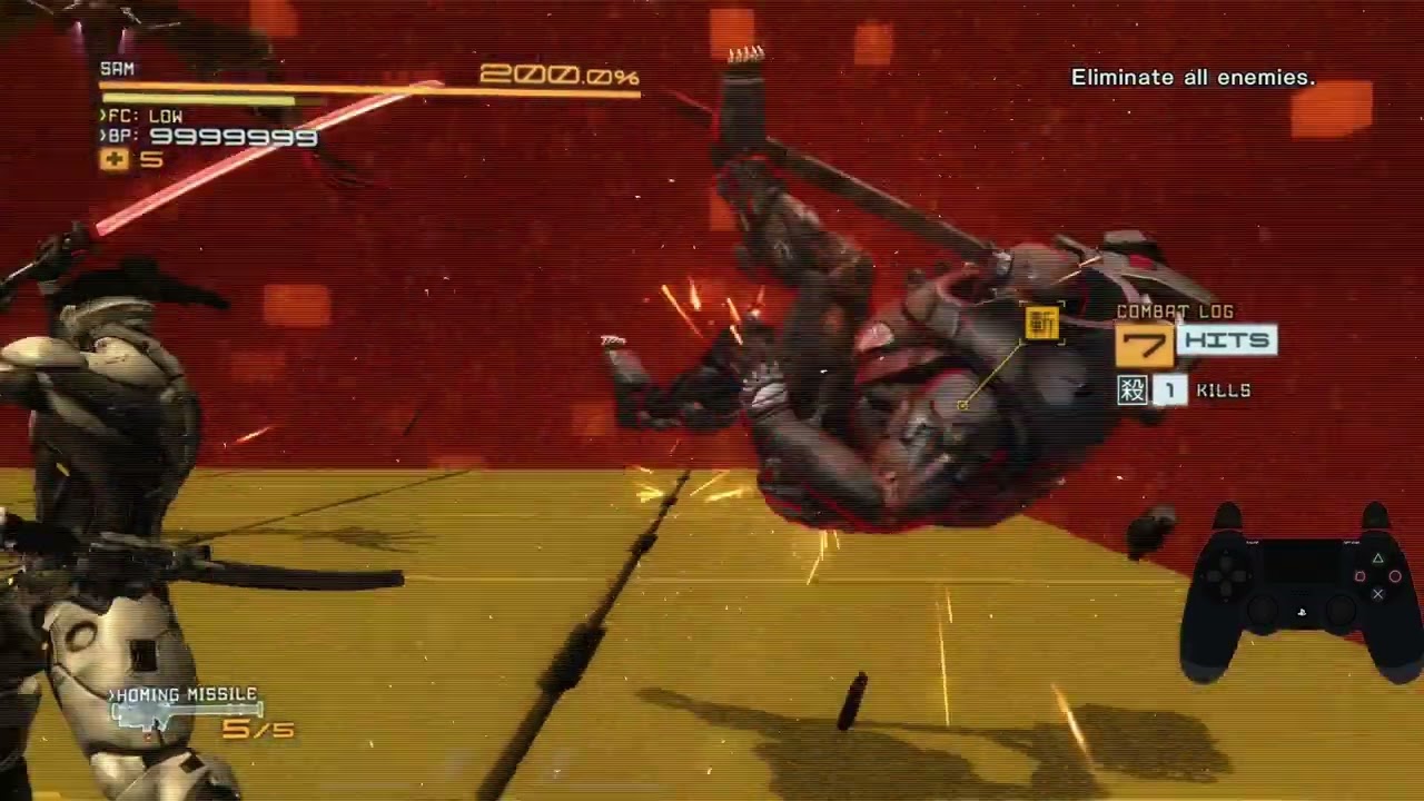 MGR Sam DLC | VR mission 2 in 29.36 seconds on Revengance difficulty