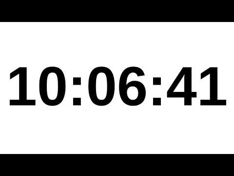 10 Hours 15 Minutes Timer