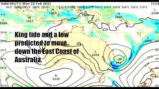 Bom Interactive Weather Map Shows A Cyclone Will Coincide Close To A King Tide.