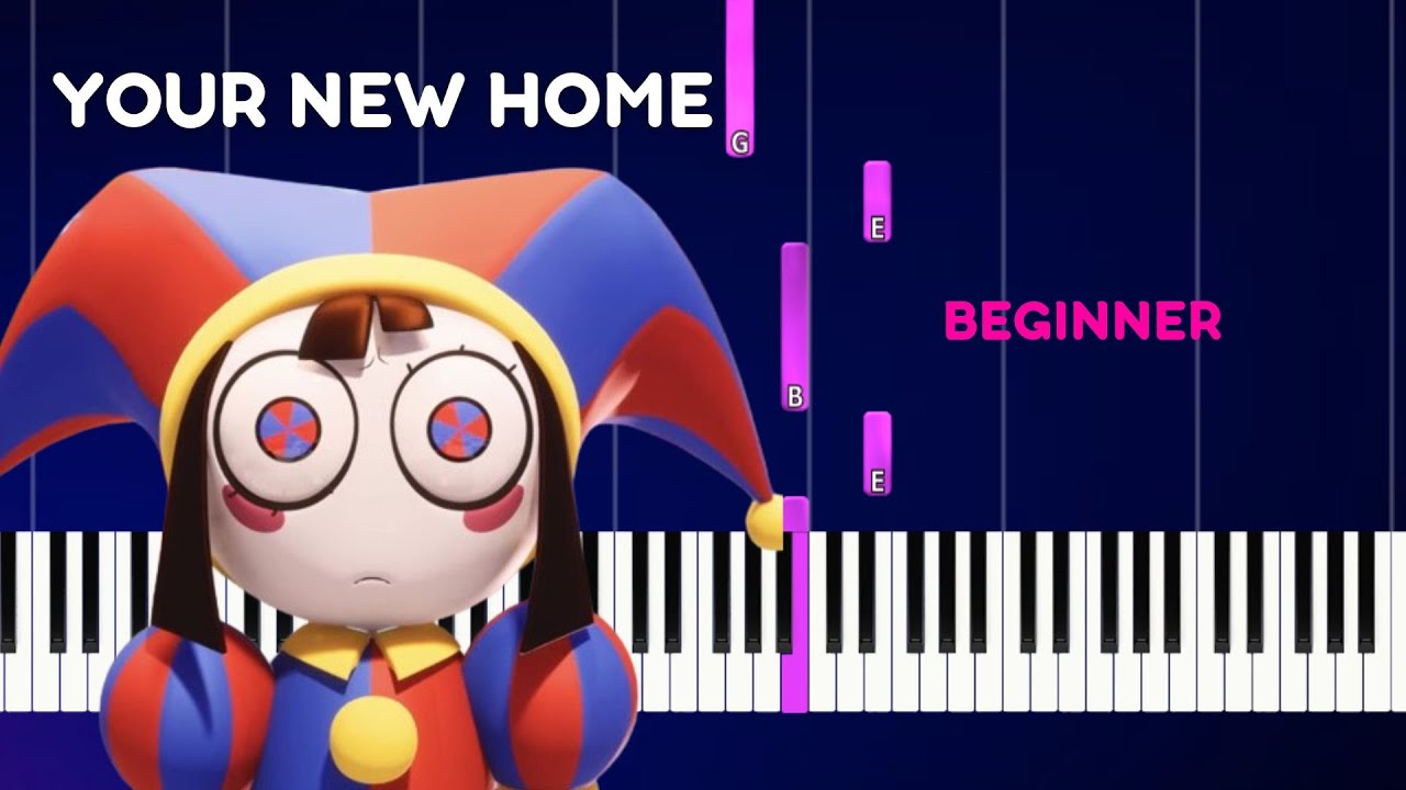 Your New Home ( The Amazing Digital Circus ) | EASY Piano Tuto - YouTube