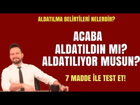 Video: Birinin seni aldatması ve hasarı onarması nasıl