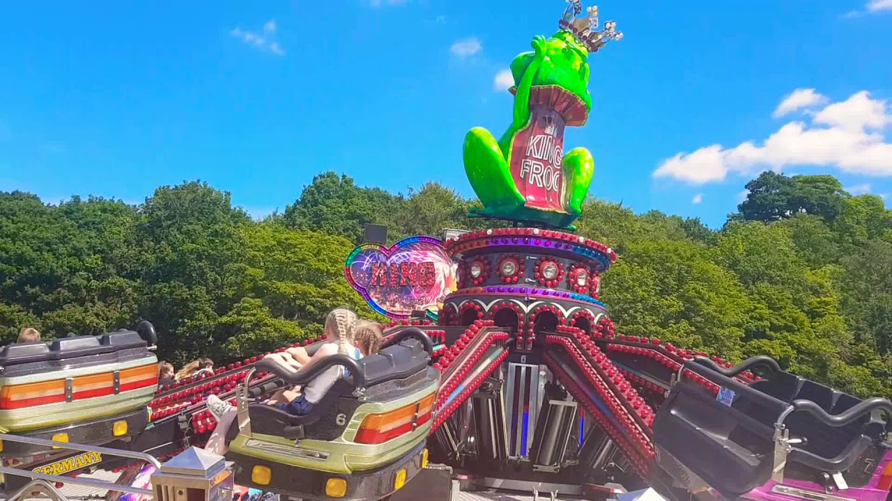 Crows frogs off ride Durham miners gala 2018 - YouTube