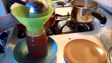 Canning grape juice from our harvest