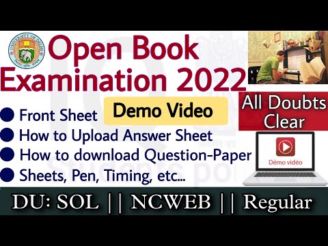 DU/SOL OBE Detailed Video | How to upload answer sheet on OBE Portal Live-Demo/ Most Important Video