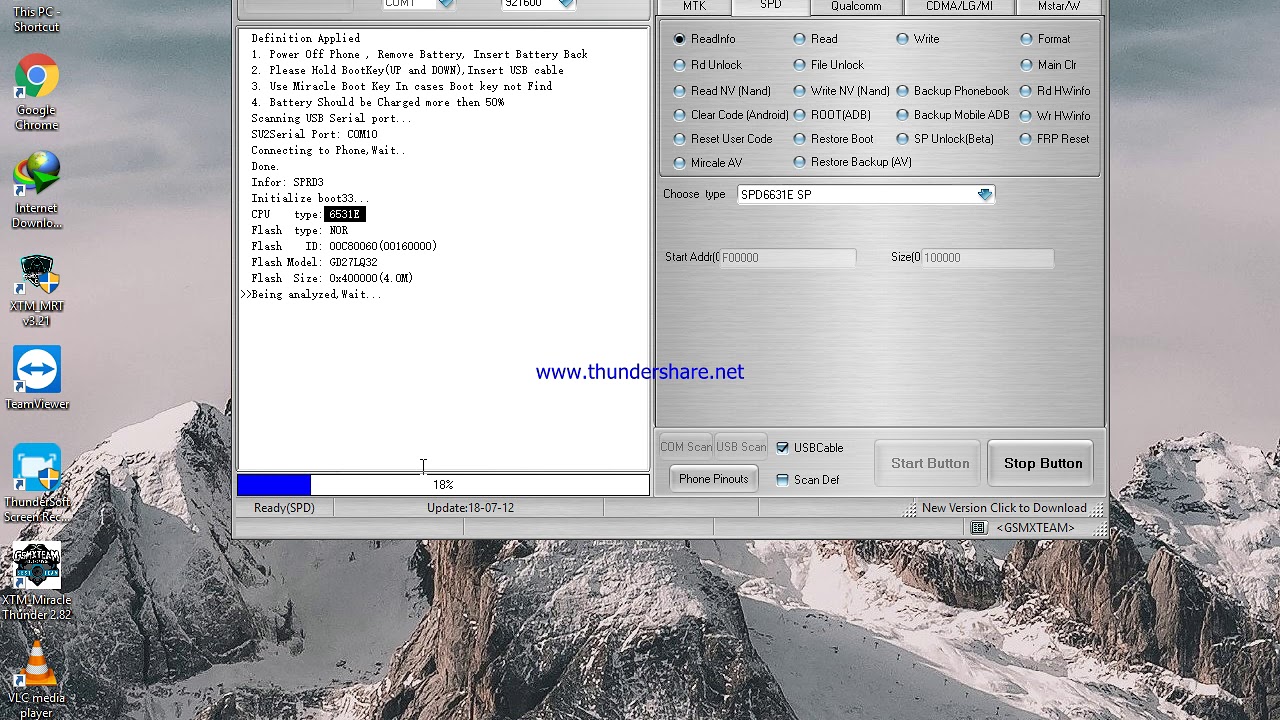 Qmobile sdp6531e read password without box miracle crack