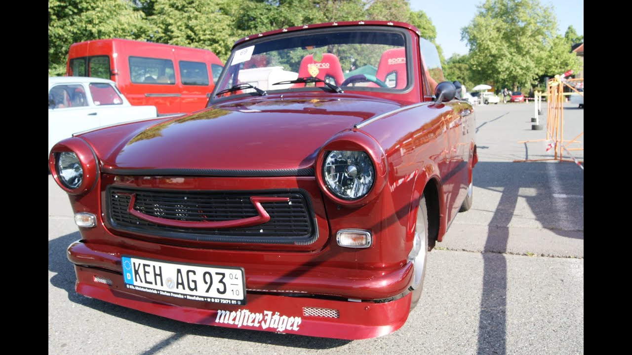 TRABANT 601 CABRIO TUNING TRABANTTREFFEN OLDTIMERTREFFEN ZWICKAU 2013