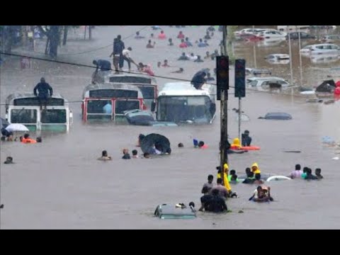 أخطر فيضانات قبل قليل في طنجة 2026 خطير شاهد لحظة هجوم الواد على ساكنة امطار غزيرة في المغرب اليوم 