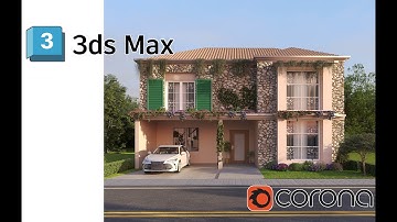 Modern Villa || Exterior Tutorial || 3Ds Max Corona Renderer || Photorealistic Render