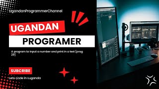 A program to input a number and print in a text [prog 29]