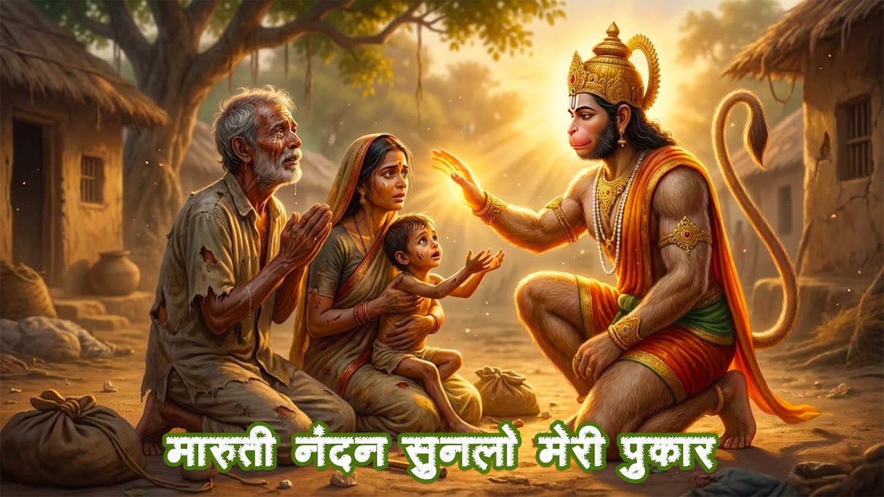 Hey Dukh Bhanjan Maruti Nandan | Powerful Hanuman Bhajan | Ram Bhakt Hanuman
