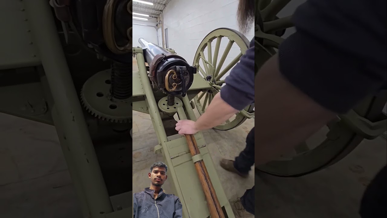 127 YEARS OLD! U.S. Army 3.2" Model 1897Field Gun Firing 