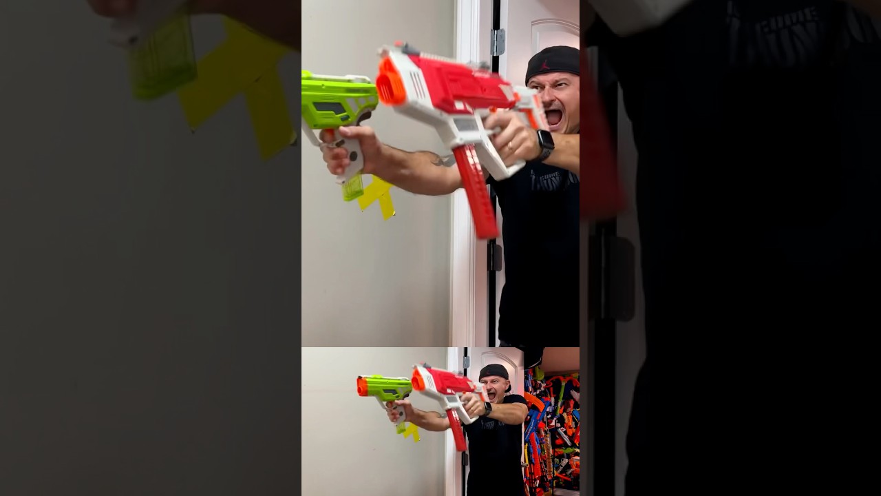 NERF WAR: Ребенок против Папы!