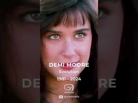 Demi Moore Evolution 1981 - 2024 #demimoore
