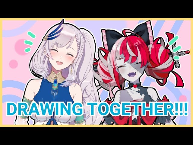 【ART COLLAB】 LET'S DOODLE!!! w/@PavoliaReine  【Hololive Indonesia 2nd Gen】のサムネイル