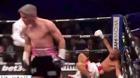 CHRIS EUBANK JR KNOCKED OUT BY LIAM SMITH; BAMBI LEGS!