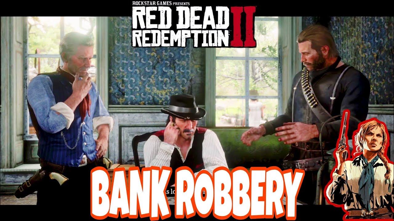 [4K UHD] RED DEAD REDEMPTION 2 SAINT DENIS BANK ROBBERY 