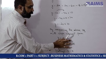 B COM  PART 1  SUBJECT  BUSINESS MATHEMATICS & STATISTICS  SESSION 2