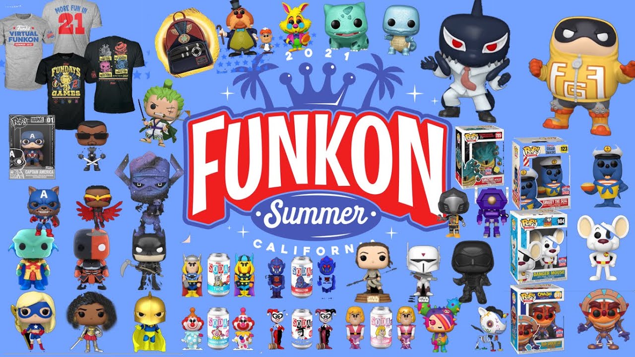 ALL FUNKON SUMMER 2021 EXCLUSIVE AND POSSIBLE RELEASE | NEW FUNKO POP 