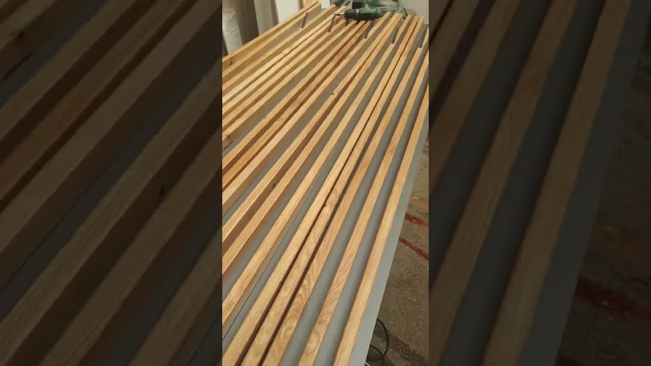 Oak wood riflaje for furniture. Work in progress. Soalid wood riflaj