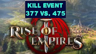 Rise of Empires - Kill Event 377 vs. 475