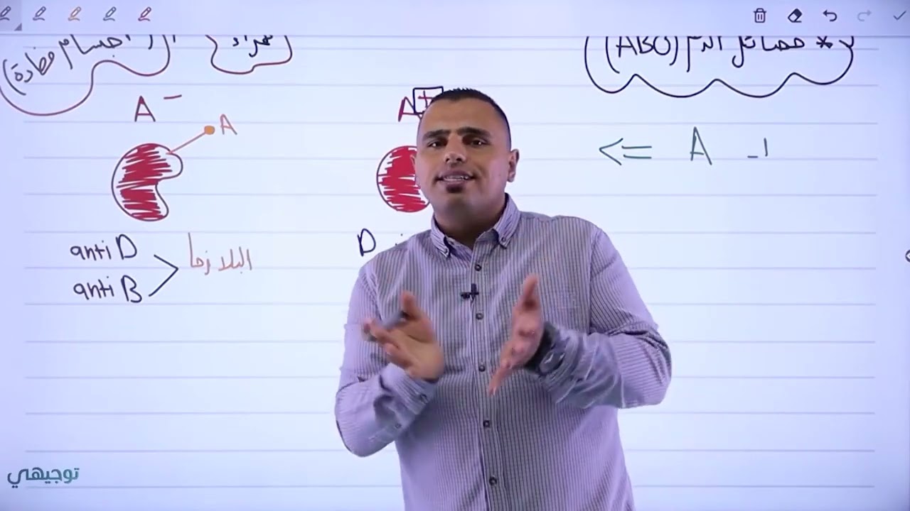 أحياء - البروتينات السكرية - فصائل الدم (ABO) || #توجيهي_2006 - مع أ. أنس أبو صليّح