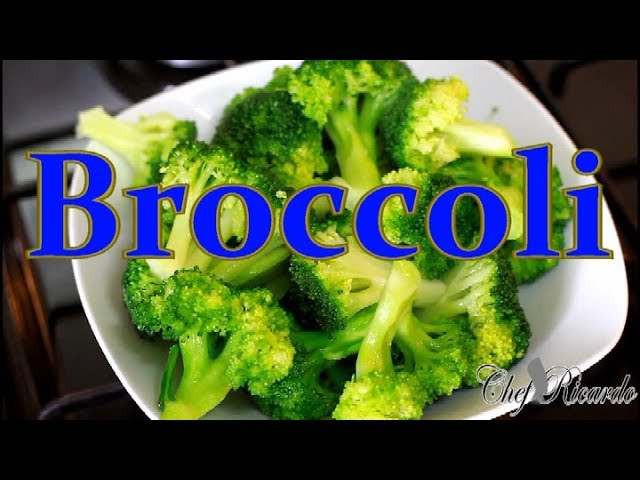 How To Cook Your Broccoli For Dinner Best Way | Recipes By Chef Ricardo | Chef Ricardo Cooking