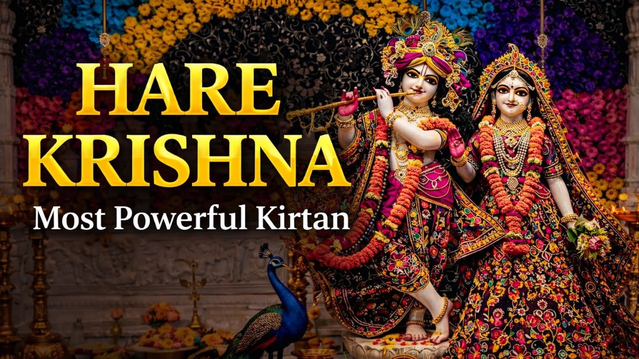 Hare Krishna Hare Rama | Best ISKCON Kirtan for Stress Relief, Peace & Positive Energy#radhakrishna