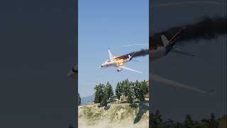 plane hit gumbad and crash on pond