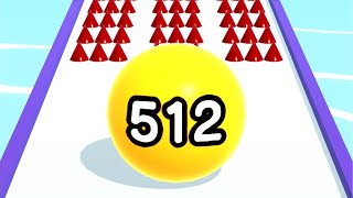 Ball Run 2048 - All Levels Gameplay Android, iOS ( Levels 500 ) screenshot 2