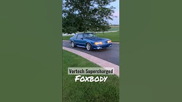 Supercharged Fox Body Mustang