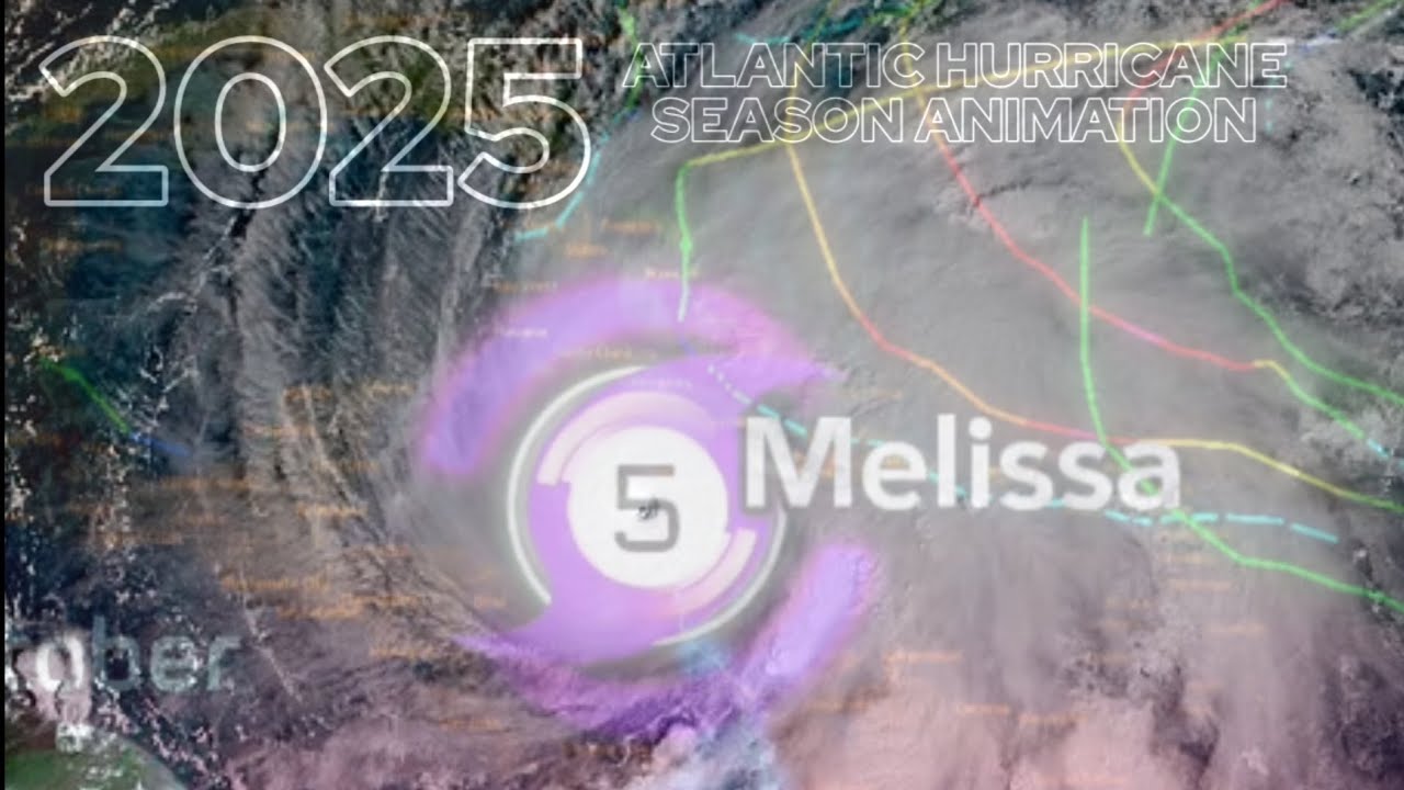 2025 Atlantic Hurricane Season Animation - YouTube