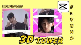 3D Tower | Capcut | Found a new transition in capcut | ( Not preset/template) 150 subs. for tutorial
